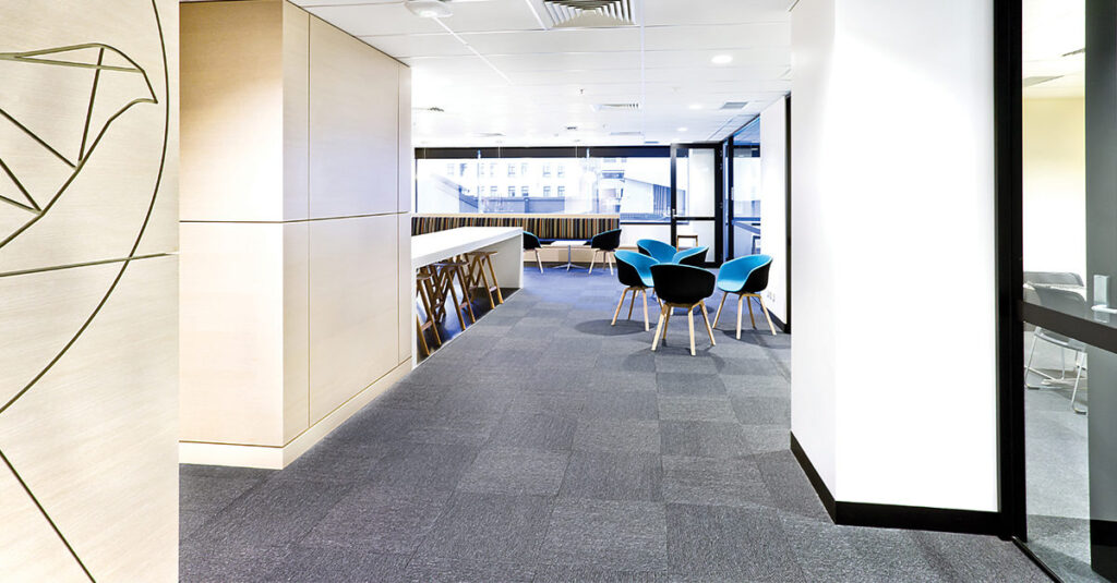 Office carpet tile maintenance: