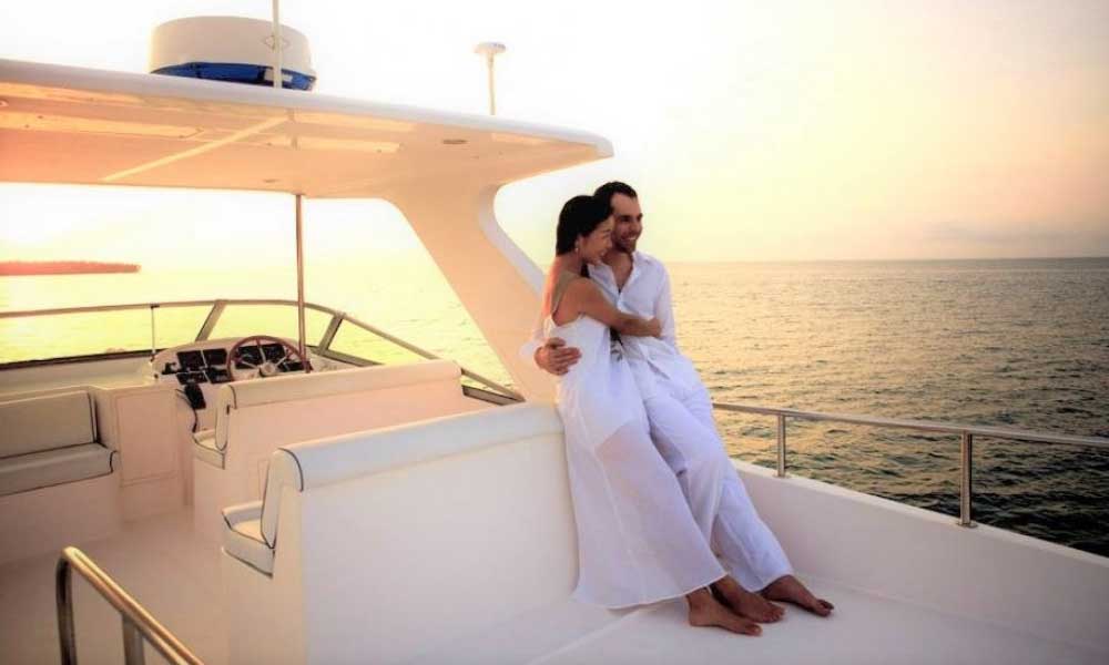 Wedding on a Catamaran