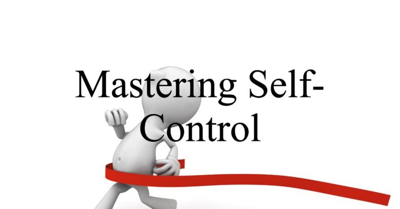 Self-Control Is Strength. Calmness is Mastery. You - Tymoff